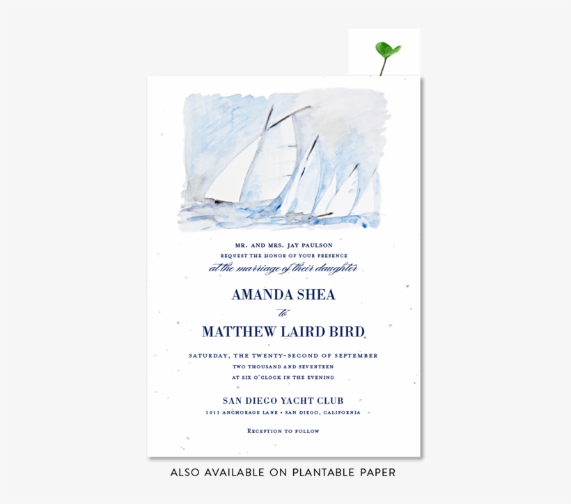 Write A Review - Yacht Club Invitation, transparent png download