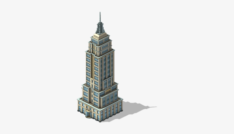 Empire State Building - Cityville Empire State Building, transparent png download