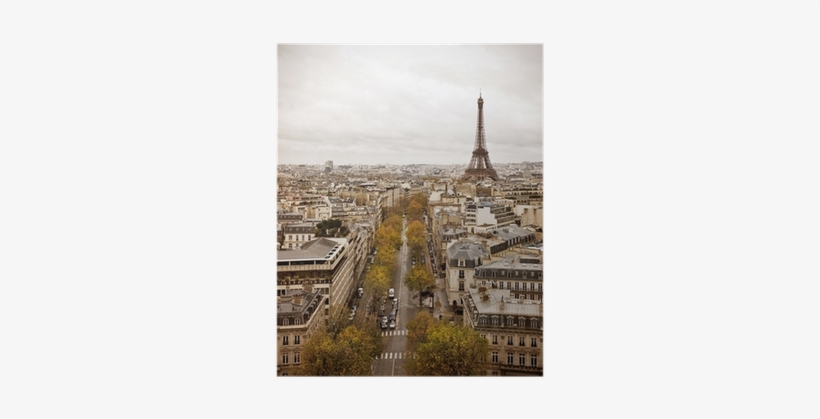 Paris Skyline With View Of The Eiffel Tower - Paris, transparent png download