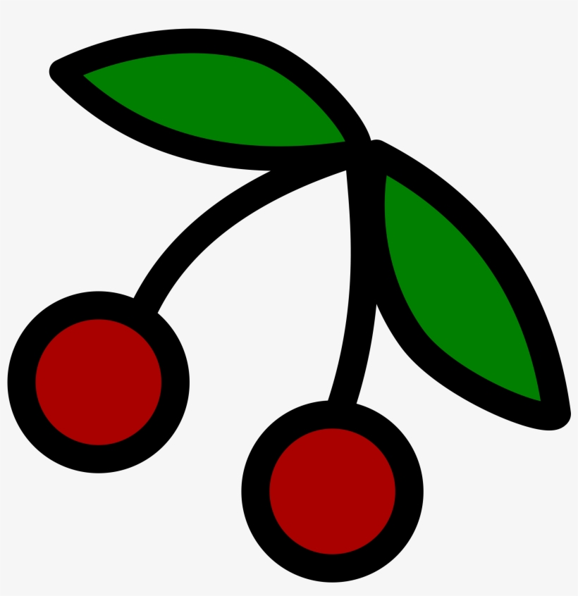 Cherry Clip Art At Clker - Cherry Icon Png, transparent png download