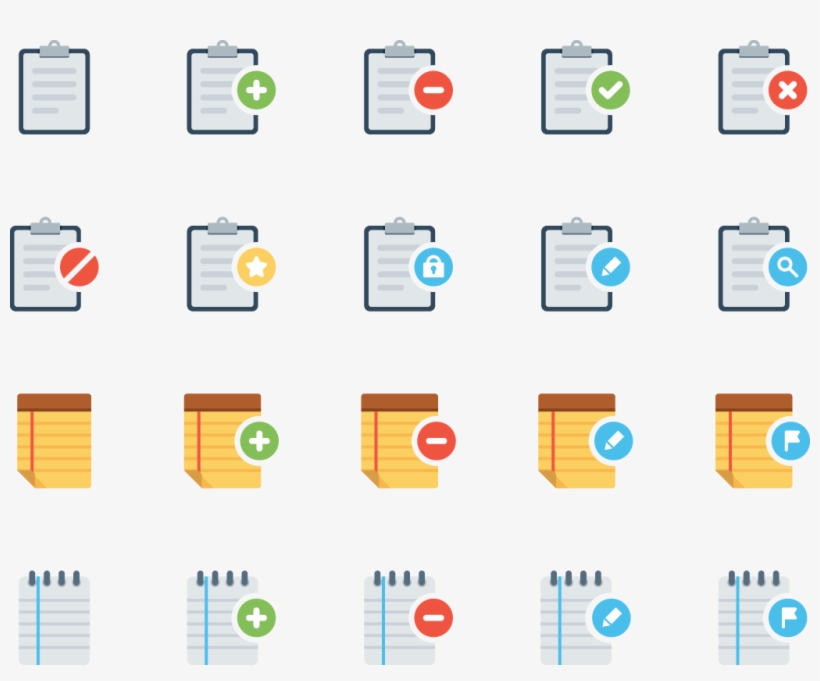 20 Notebook Icon Vector - Icon, transparent png download