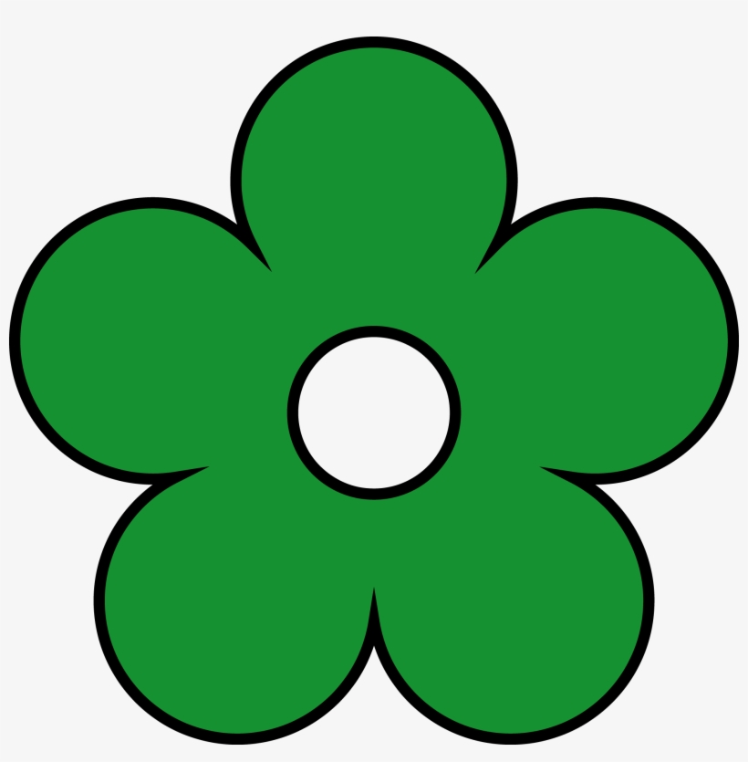 Green Flower Png Clipart, transparent png download