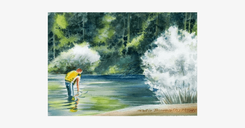Spring, Cool Water - Painting, transparent png download