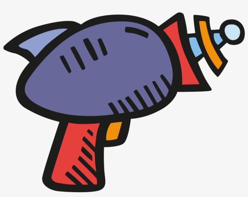 Download Svg Download Png - Cartoon Laser Gun Png, transparent png download