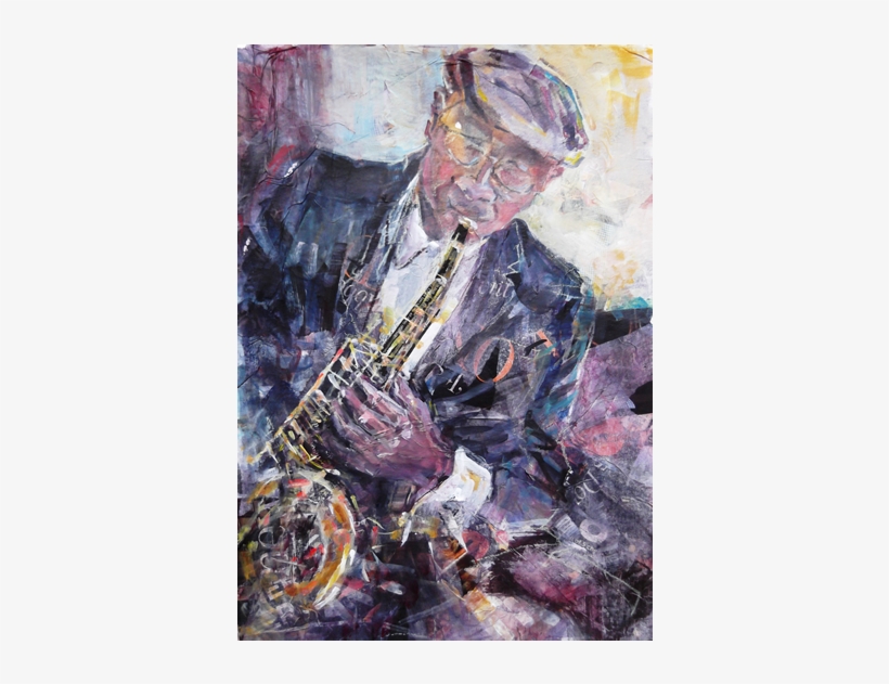 Saxophone Player At Jazz Club - Art Museum, transparent png download