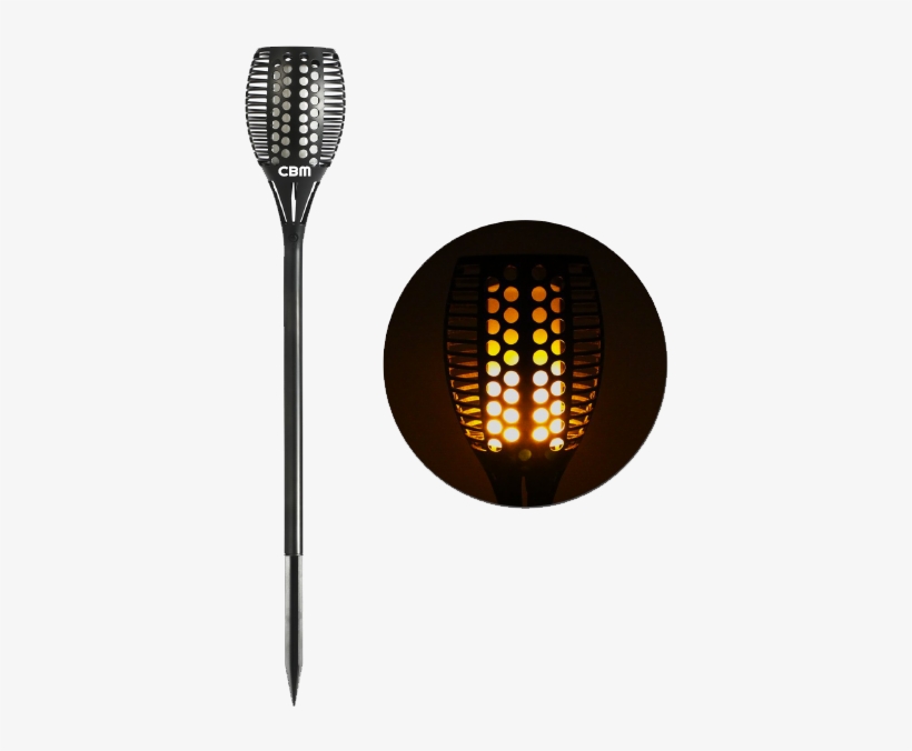 Led Flame Lamp - Cinoton Solar Path Torches Lights Dancing Flame Lighting, transparent png download