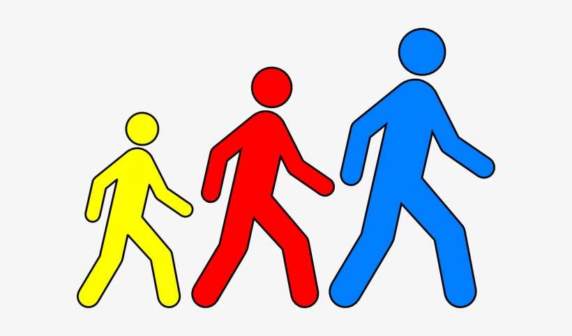 Free Cliparts Walking - Free Clipart People Walking, transparent png download