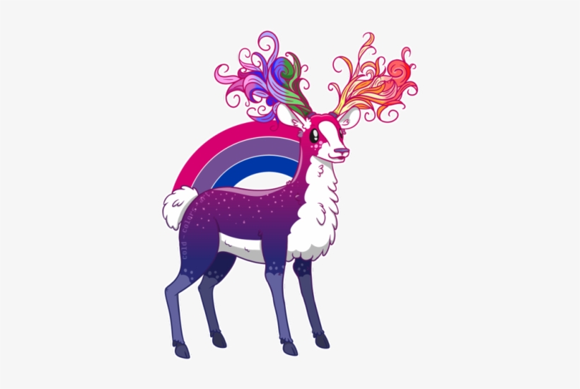 A Lovely Valid Bisexual Deer Has Been Spotted He's - Bisexual Deer, transparent png download