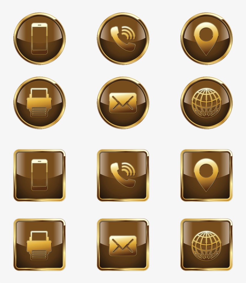 Golden Icons Png Free - Mega Man Pop Socket, transparent png download