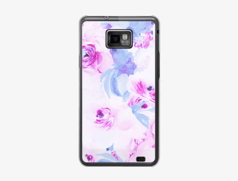 Bright Purple Pastel Watercolor Flowers - Digital Camera, transparent png download