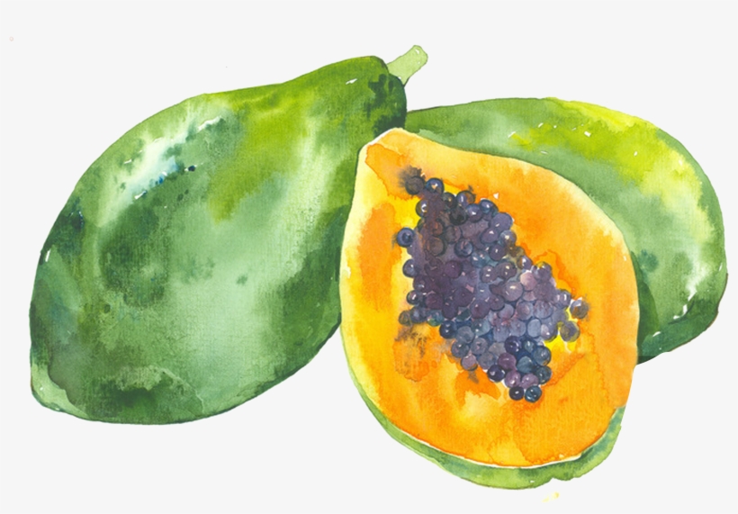 Watercolor Painting Illustration Transprent - 素材 卡通 果汁, transparent png download