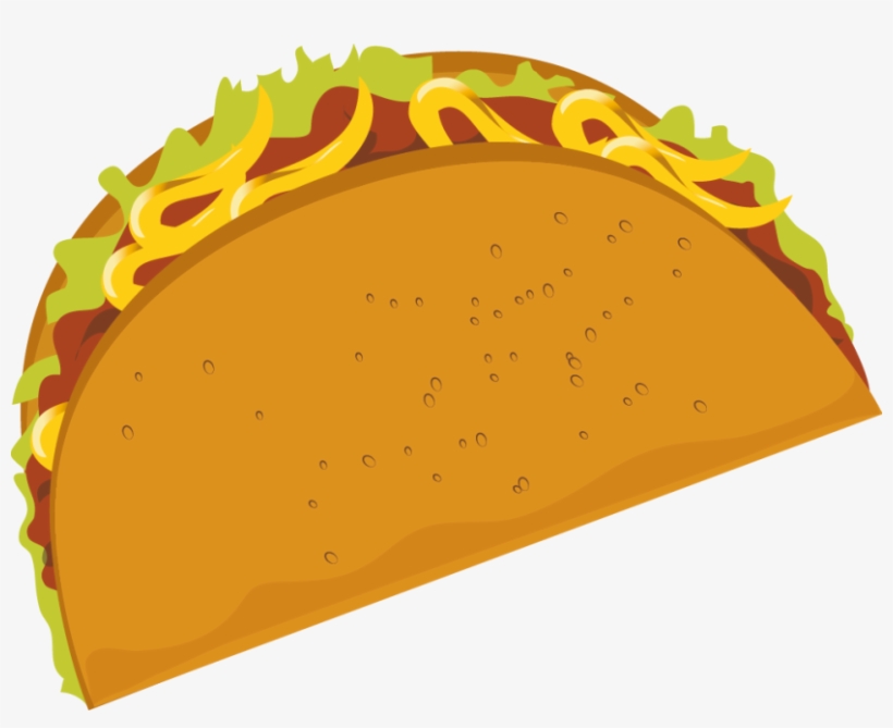Picture Black And White Download Clipartix - Taco Clipart Png, transparent png download