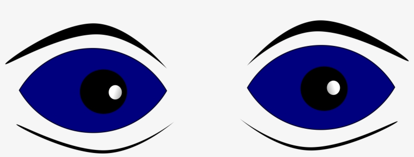 Clip Art Eyes Png - Two Blue Eyes Clip Art, transparent png download