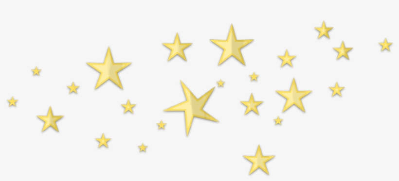 Star D Clutter Gold No Back - Star Cluster Clip Art, transparent png download