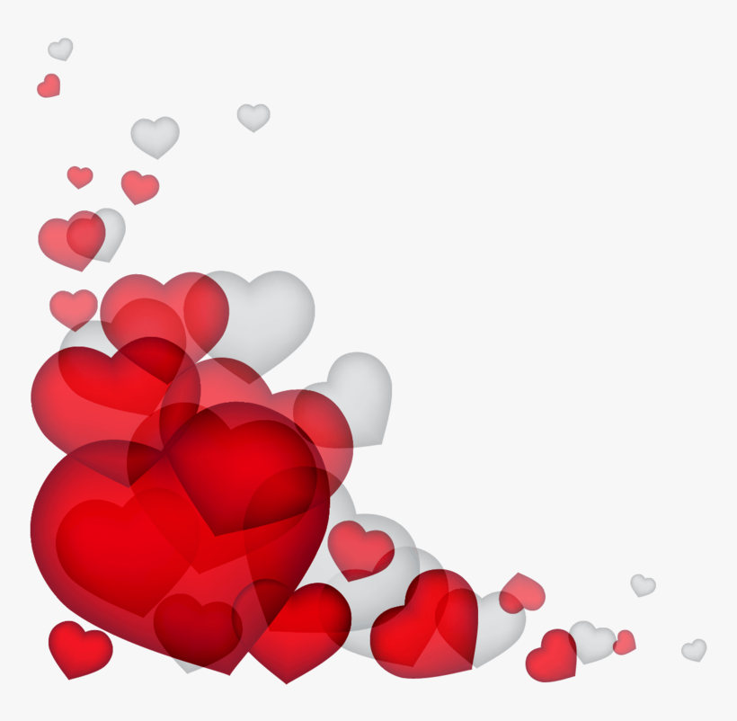 Transparent Hearts Decor Png Clipart - Transparent Hearts, transparent png download