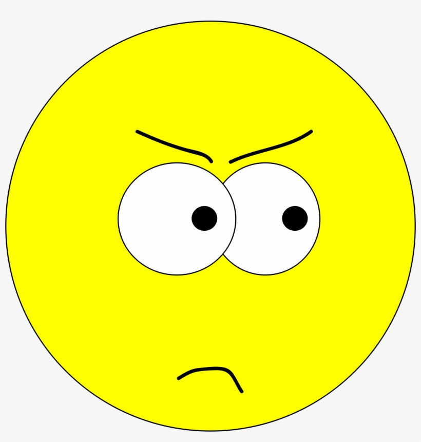 Smiley Emoticon Drawing Face Anger - Emoji Mata Ke Atas, transparent png download