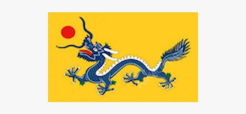 China Imperial Dragon Flag - Qing Dynasty Flag, transparent png download