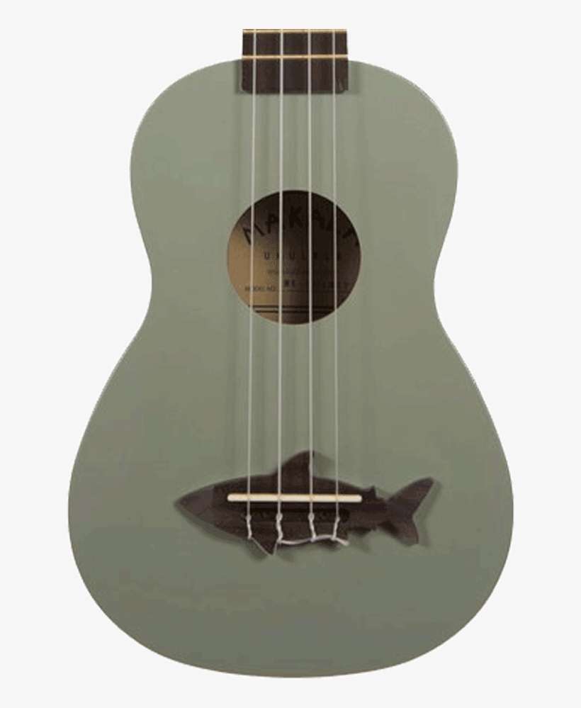 Makala Shark Soprano Ukulele - Makala Mk Ss Shark Soprano Ukulele Gray, transparent png download