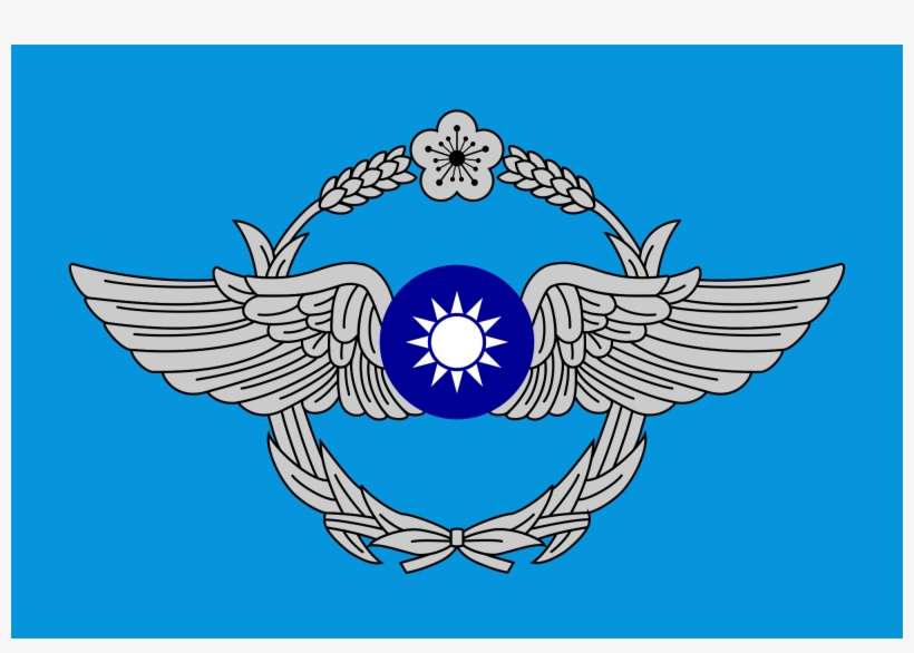 Republic Of China Air Forces Flag - China Air Force Flag, transparent png download