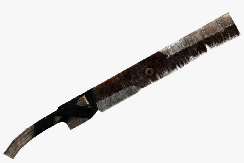 Fallout Machete - Fallout New Vegas Machete, transparent png download