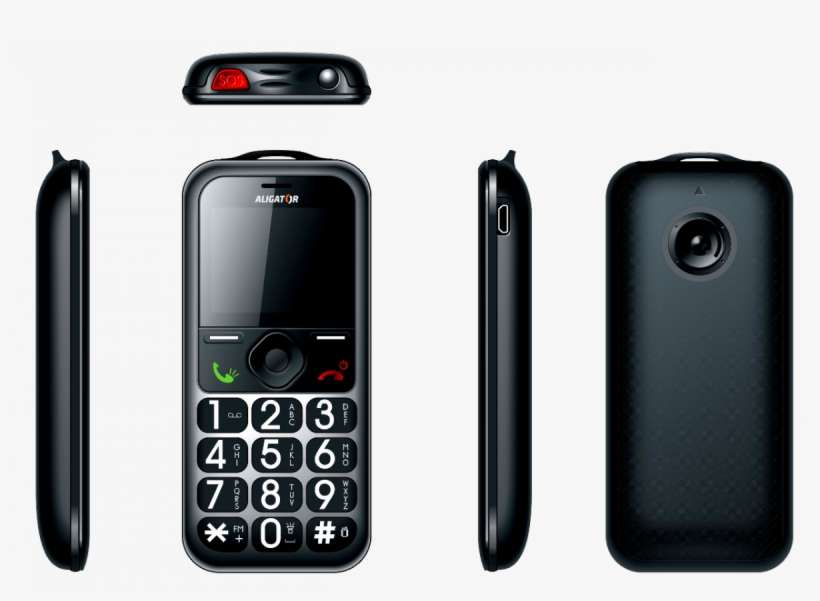 Aligator A360 - Telefon Maxcom Mm 560bb Czarno-szary, transparent png download