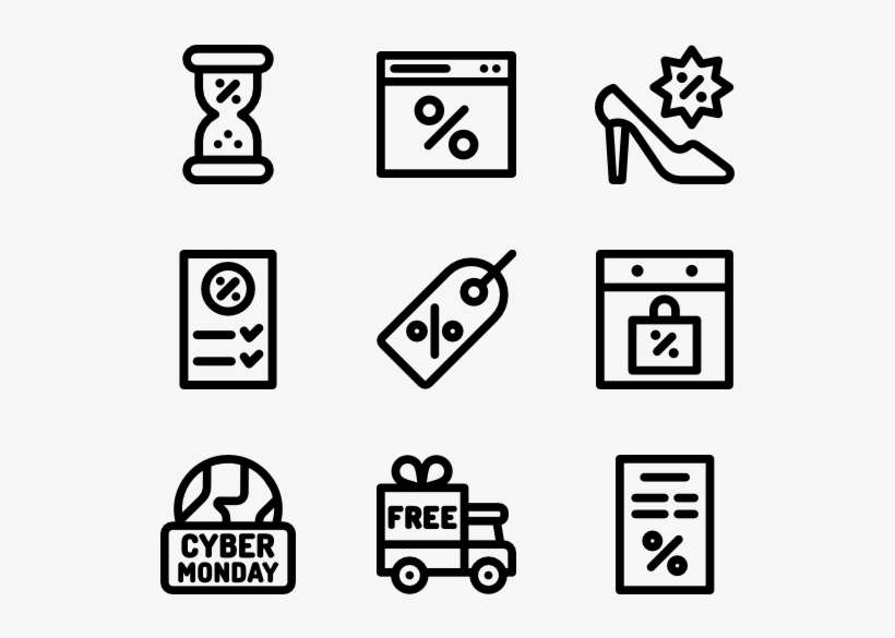 Cyber Monday 40 Icons - Religion Png, transparent png download