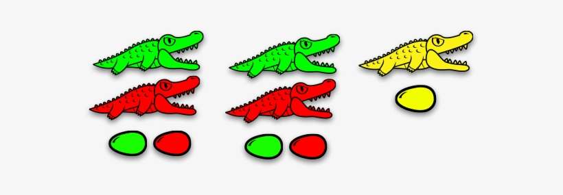 Continuing With The Example Above, The Orange Alligator - Crocodile Cartoon, transparent png download