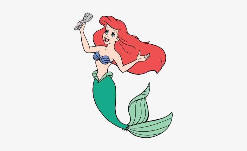 Ariel-treasure 333×421 Pixels - Mermaid, transparent png download