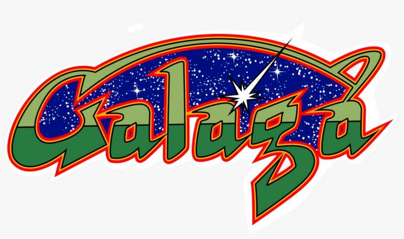 Thumbnail - Galaga Logo, transparent png download