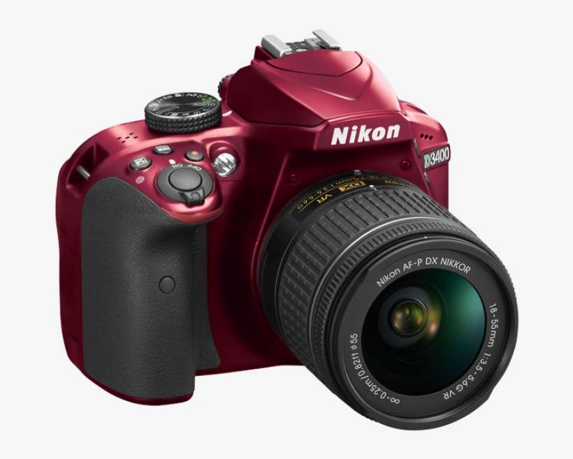 D3400 Dx Digital Slr Camera Body W/ Af-p - Nikon D3400 18mm 140mm, transparent png download
