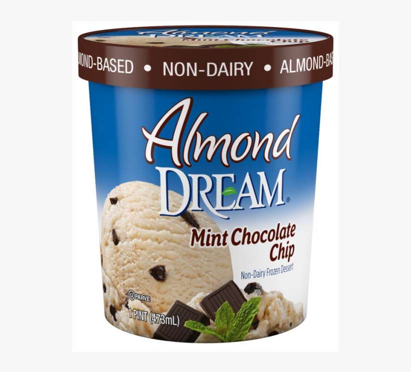 Mint Chocolate Chip - Almond Dream Ice Cream Mint, transparent png download