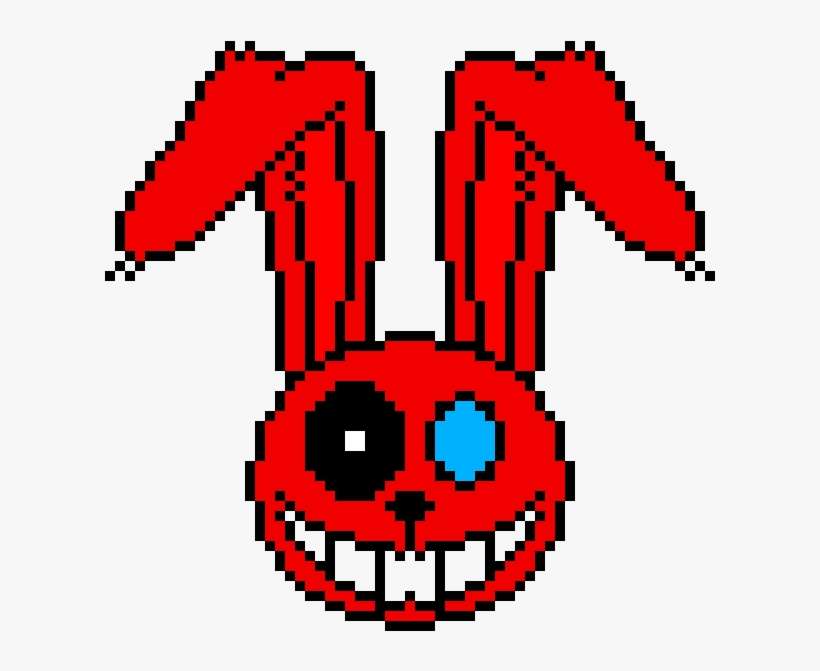 Bernie Bunny Creepy Pixel - Pixel Art Gradient, transparent png download