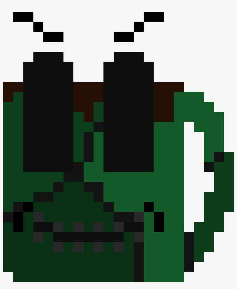 Hc Creepy Smile - Pixel Art Deadpool Logo, transparent png download