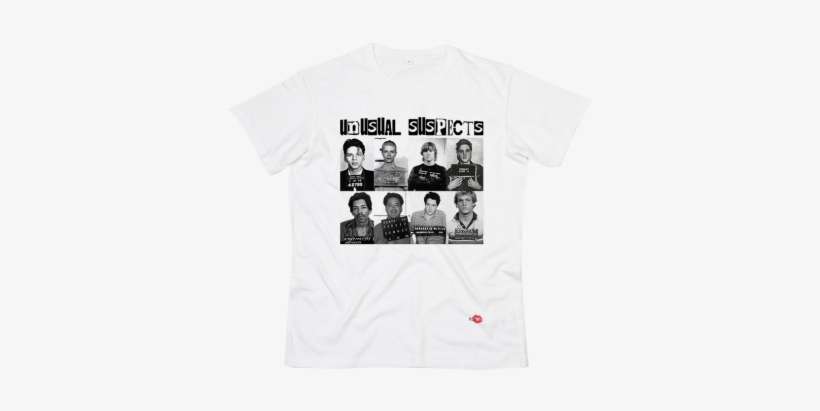 Suspects Kiss T-shirt - Frank Sinatra Mug Shot Horizontal, transparent png download