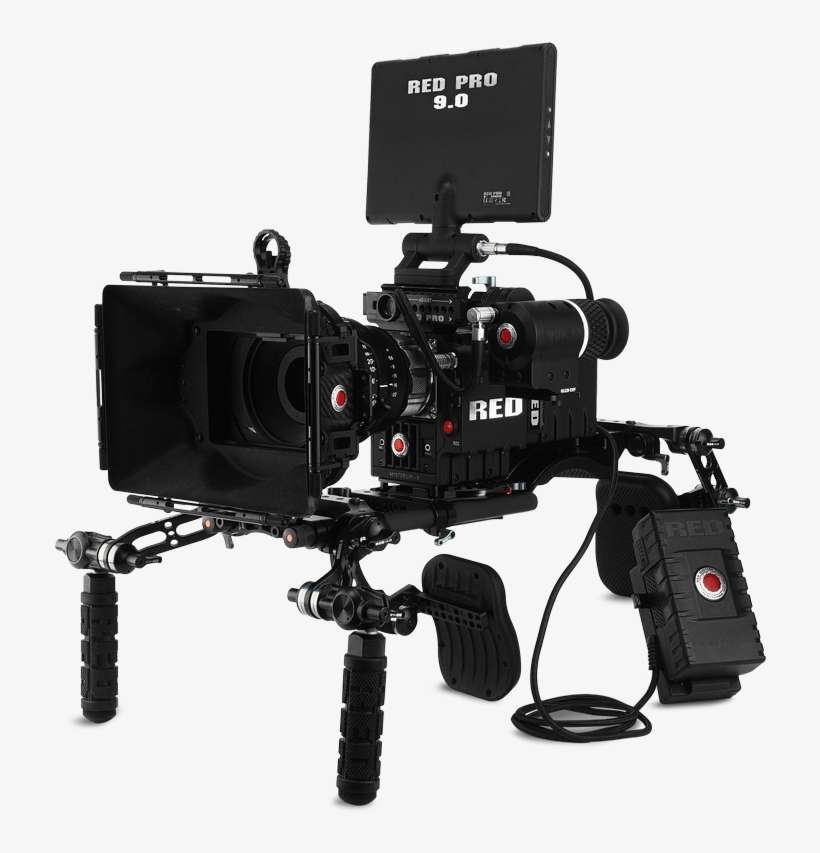 Epic X Red Camera - Red Helium Shoulder Rig, transparent png download