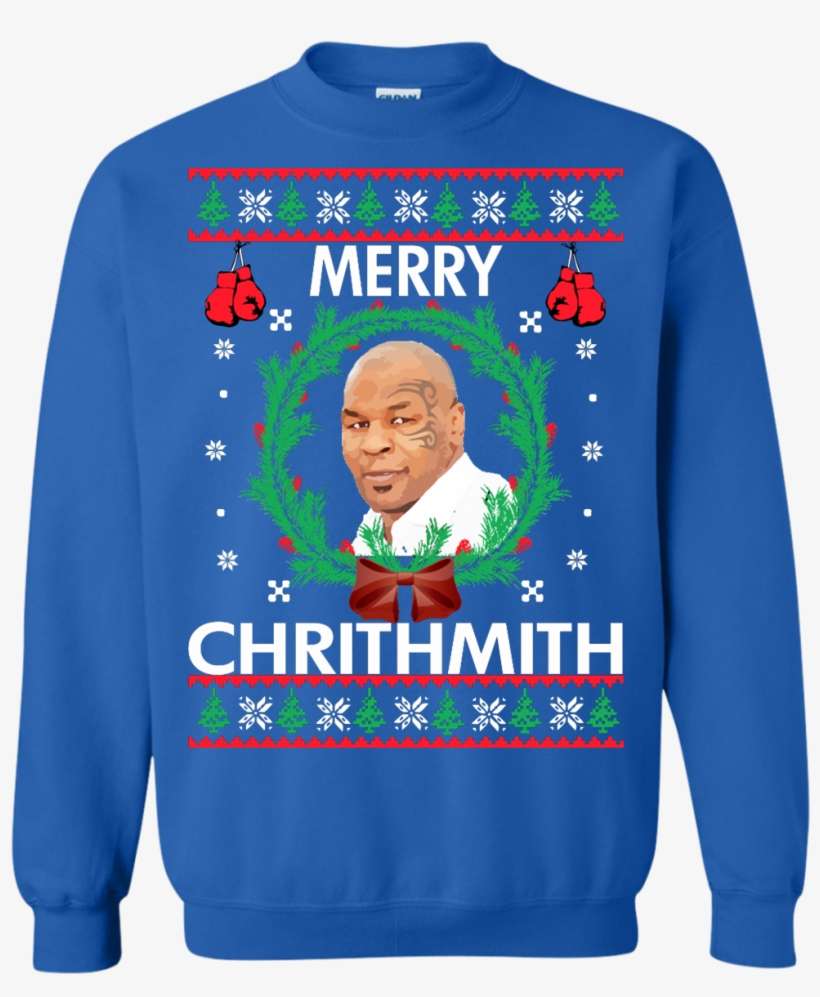 Mike Tyson Merry Chrithmith Sweater - Diddly Diddly Bud Light, transparent png download