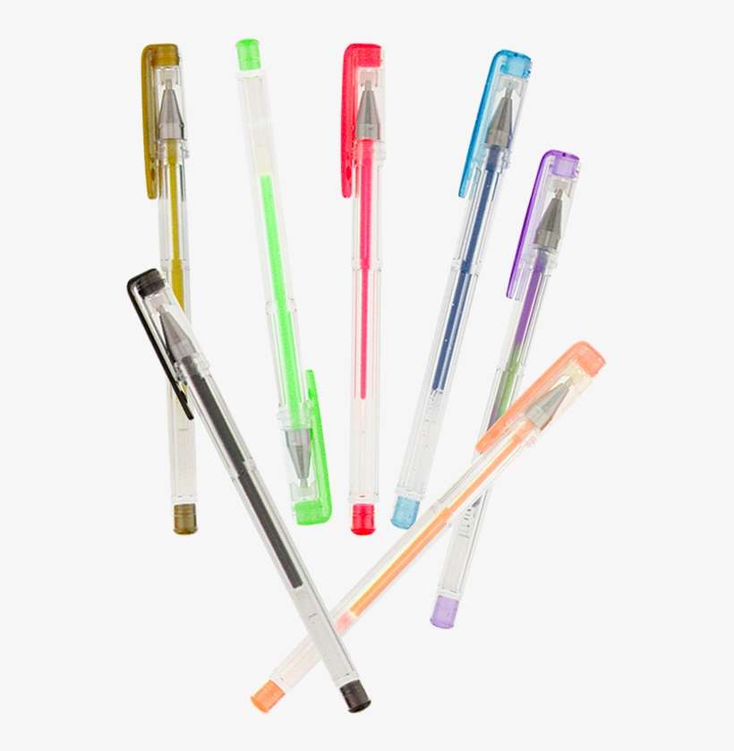 Pens Are Stored In Convenient Organizer Trays With - Plastic, transparent png download