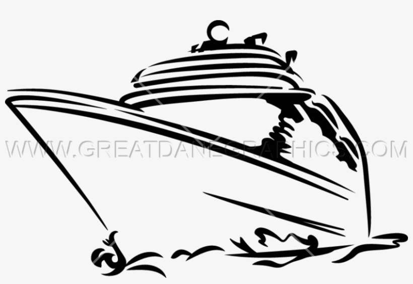 Cruise Ship Production Ready Artwork For T Shirt Printing - Clip Art, transparent png download