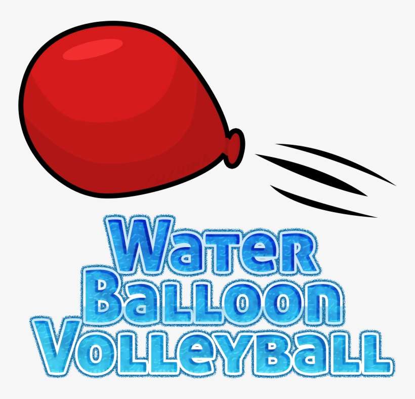 Water Balloon Volleyball Clipart, transparent png download