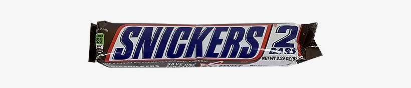 Snickers Candy Bar 2 Bars - Snickers White Ice Cream Bar, transparent png download