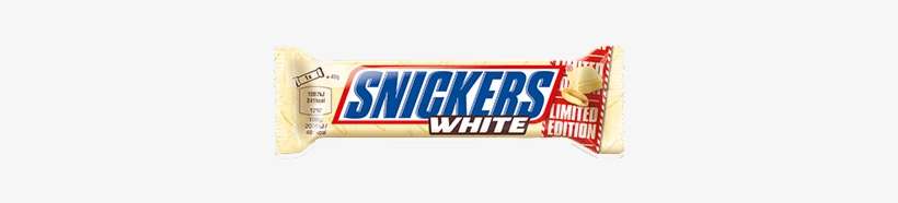 Crammed With Peanuts, Caramel And Nougat Then Coated - Snickers Limited Edition White, transparent png download