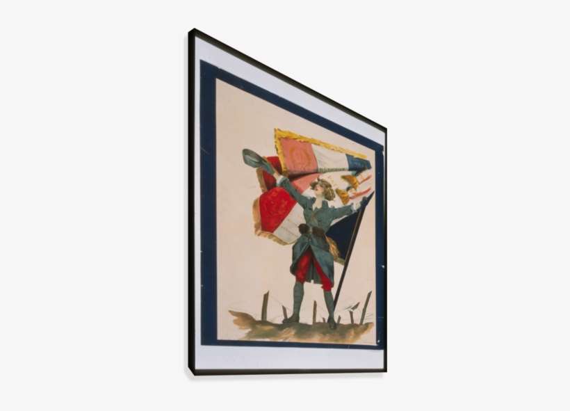 Vintage Victory 3 Canvas Print - Vintage Vive La France, transparent png download