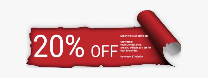 Lifetein 20% Off, transparent png download