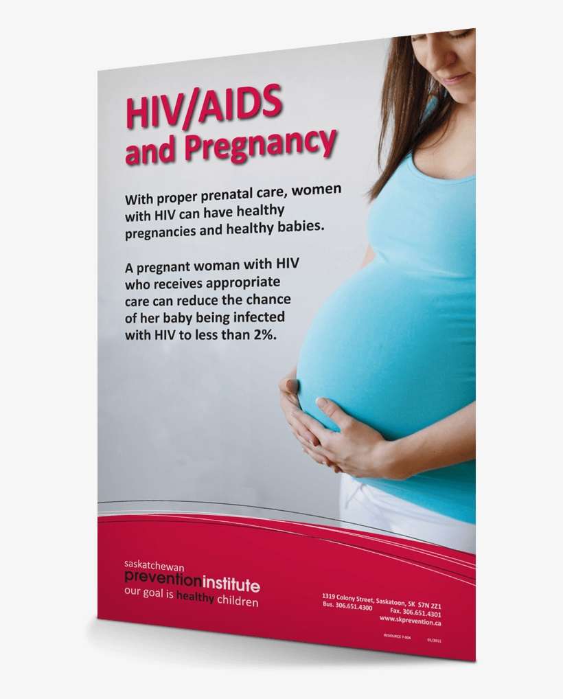 Hiv/aids And Pregnancy - Hiv Aids Posters, transparent png download