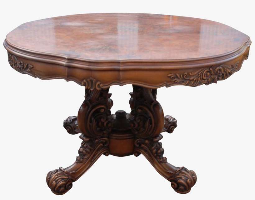 Item No - Fy-1527 - Wood Baroque Table, transparent png download