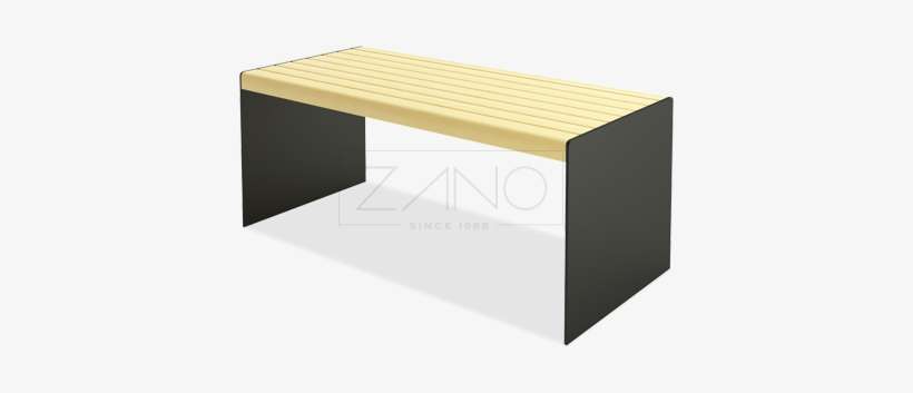 Modern Table With Wooden Table Top - Table, transparent png download
