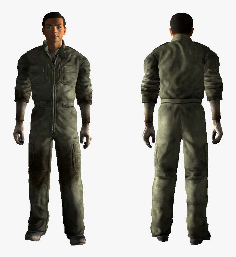 Army Mechanic Jumpsuit - Fallout 3 Tuxedo, transparent png download