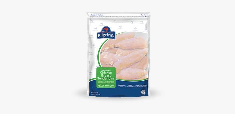 Boneless Skinless Breast Tenderloins - Pilgrims Frozen Chicken Breast Fillets, 10 Lbs, transparent png download