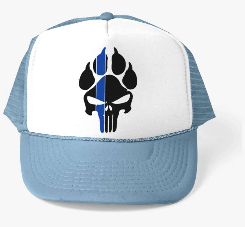 *new Style* K9 Punisher Police Trucker 5 Panel Cap - Hat, transparent png download
