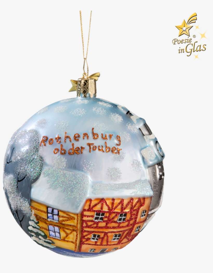 Glass Sphere Rothenburg Ob Der Tauber - Rothenburg Ob Der Tauber, transparent png download